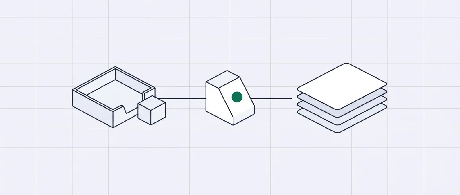 A checkout tray with a small add-on block before payment, followed by a separate larger offer card after payment